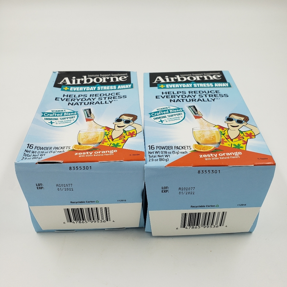 Airborne +Everyday Stress Away 16 Powder